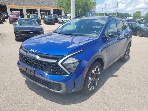 Sapphire Blue 2023 Kia Sportage X-Line
