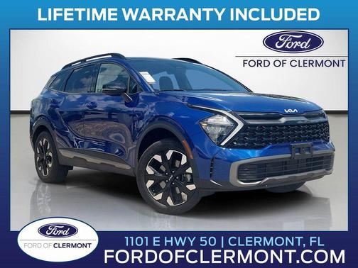 Sapphire Blue 2023 Kia Sportage X-Line