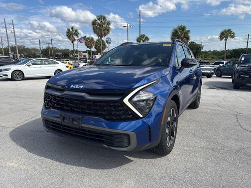 Sapphire Blue 2023 Kia Sportage X-Line