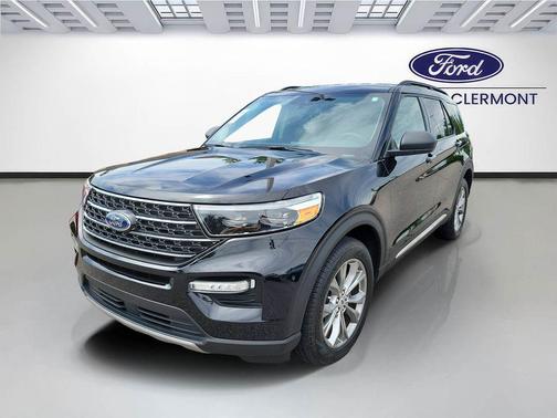 AGATE BLACK METALLIC 2023 Ford Explorer XLT