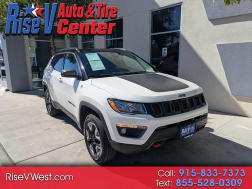 WHITE 2017 Jeep Compass Trailhawk