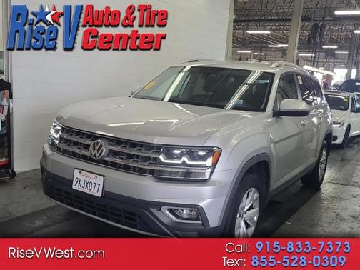 Silver 2018 Volkswagen Atlas 3.6L SE w/Technology