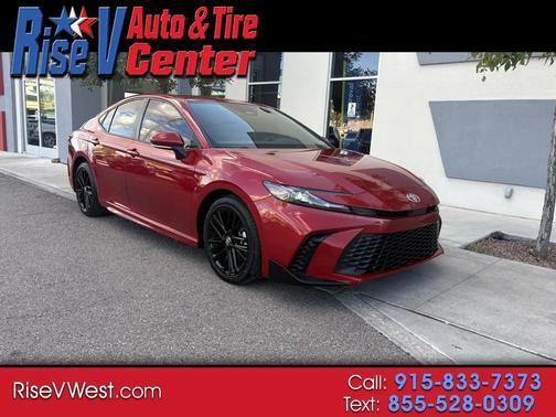 RED 2025 Toyota Camry XLE