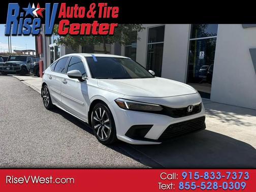 WHITE 2024 Honda Civic EX-L
