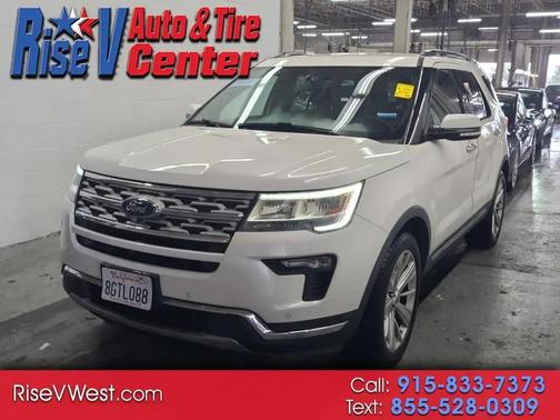 White 2018 Ford Explorer Limited