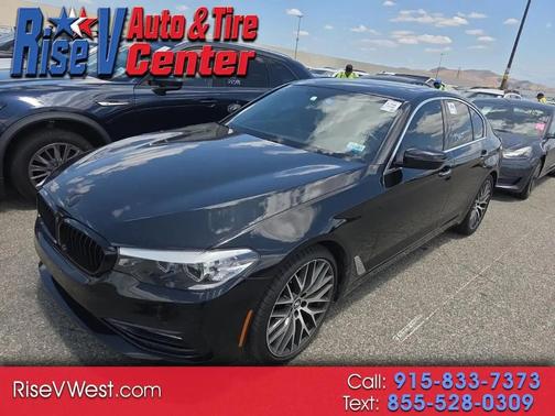 Black 2018 BMW 540 540i