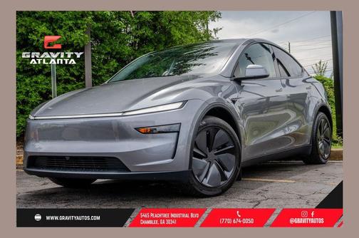 Stealth Grey 2026 Tesla Model Y Long Range Launch Series