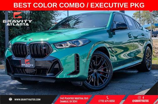 Isle of Man Green Metallic 2024 BMW X6 M60i