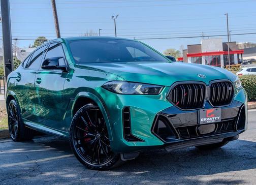 Isle of Man Green Metallic 2024 BMW X6 M60i