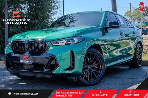 Isle of Man Green Metallic 2024 BMW X6 M60i