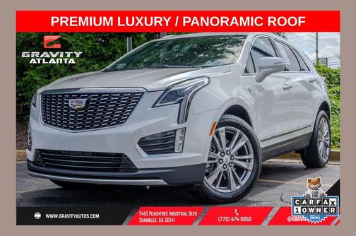 Crystal White Tricoat 2024 Cadillac XT5 Premium Luxury