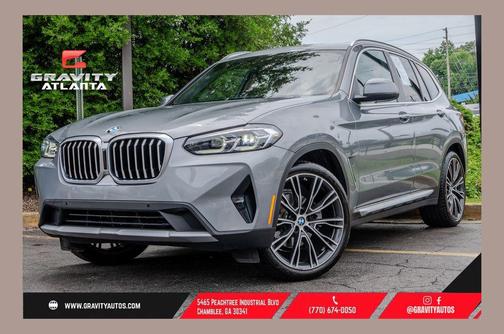 Skyscraper Grey Metallic 2024 BMW X3 sDrive30i