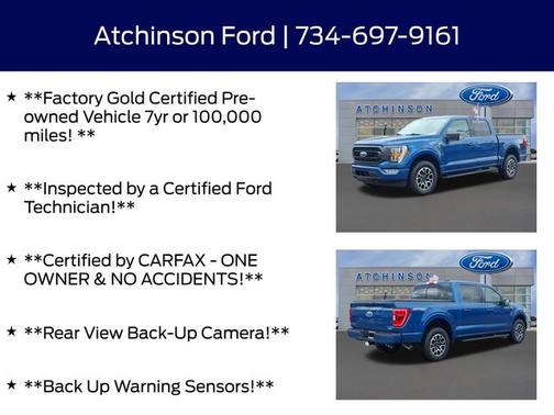 ATLAS BLUE METALLIC 2023 Ford F-150 XLT