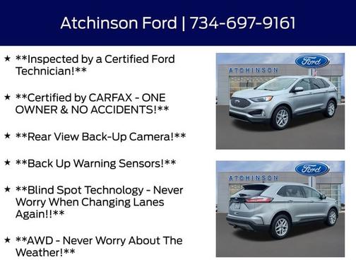 ICONIC SILVER 2023 Ford Edge SEL