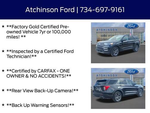AGATE BLACK METALLIC 2024 Ford Explorer XLT