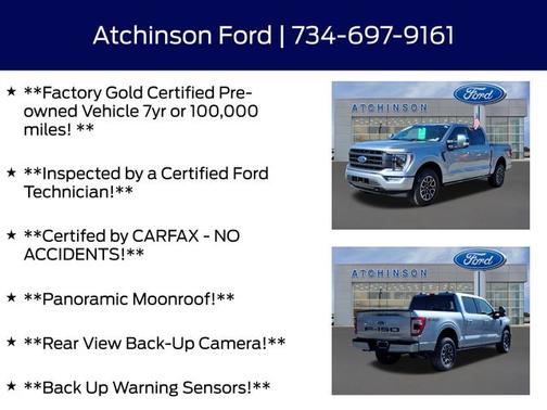 ICONIC SILVER METALLIC 2021 Ford F-150 LARIAT