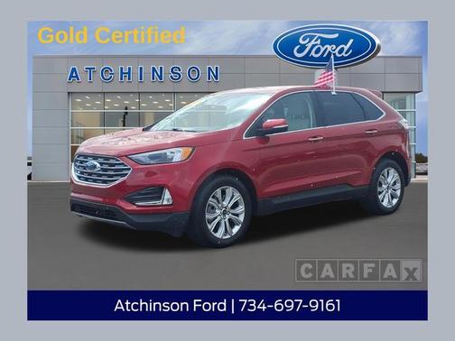 RAPID RED TINTED CC 2023 Ford Edge TITANIUM