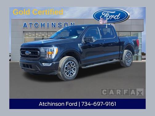 AGATE BLACK METALLIC 2022 Ford F-150 XLT