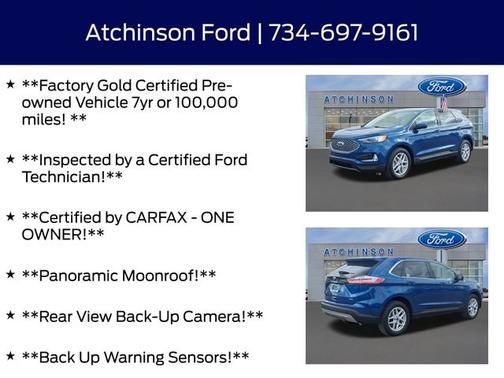 ATLAS BLUE 2023 Ford Edge SEL