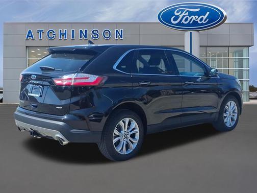 AGATE BLACK METALLIC 2024 Ford Edge TITANIUM