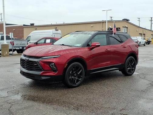 Radiant Red 2023 Chevrolet Blazer RS