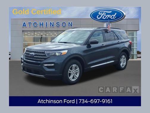 STONE BLUE METALLIC 2023 Ford Explorer XLT