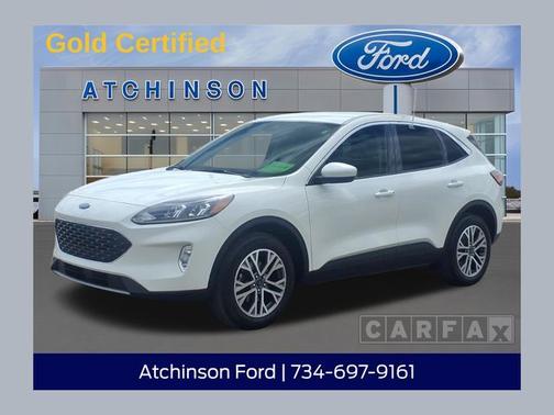 STAR WHITE METALLIC TRI-COA 2022 Ford Escape SEL