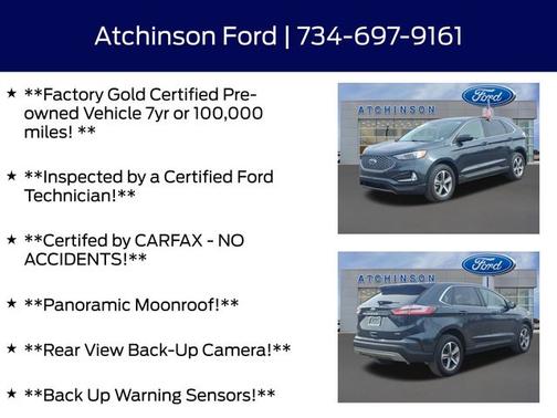 STONE BLUE METALLIC 2023 Ford Edge SEL