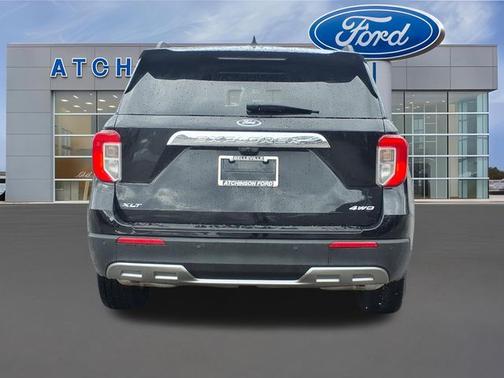 AGATE BLACK METALLIC 2023 Ford Explorer XLT