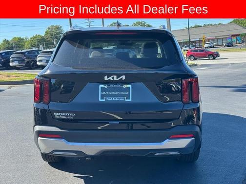 Ebony Black 2024 Kia Sorento S