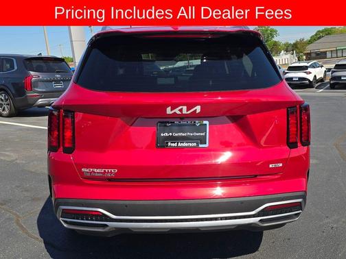 Runway Red 2023 Kia Sorento Hybrid EX