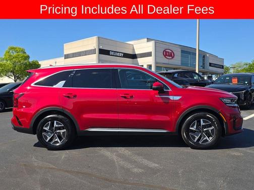 Runway Red 2023 Kia Sorento Hybrid EX