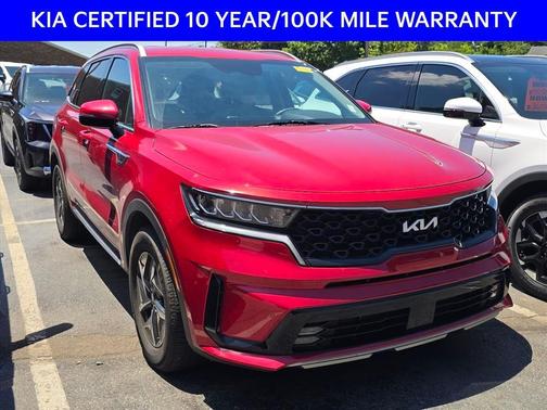 Runway Red 2023 Kia Sorento Hybrid EX