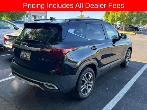 Cherry Black 2023 Kia Seltos S