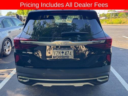 Cherry Black 2023 Kia Seltos S