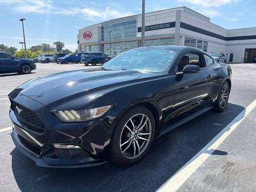Shadow Black 2017 Ford Mustang EcoBoost Premium