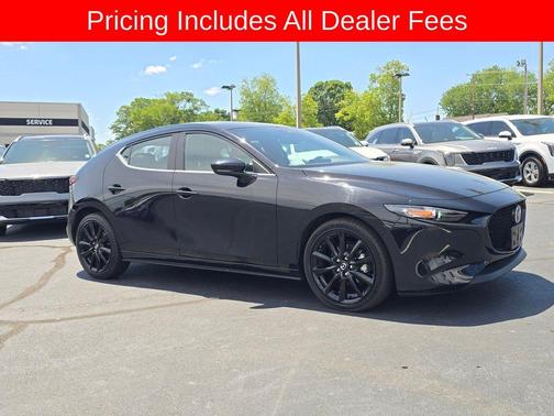 Jet Black Mica 2025 Mazda Mazda3 FWD w/Select Package