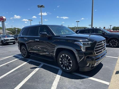Midnight Black Metallic 2025 Toyota Sequoia Limited