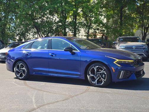 Blue 2025 Kia K5 GT-Line