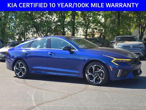 Blue 2025 Kia K5 GT-Line