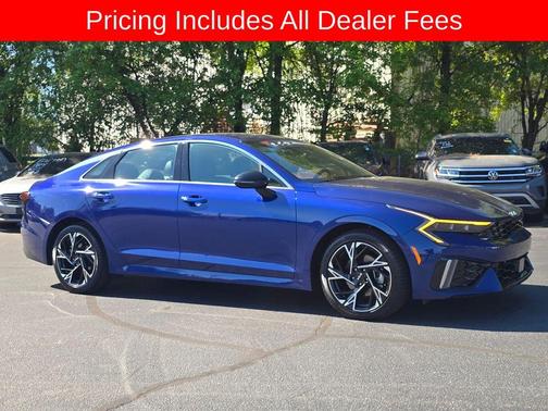 Blue 2025 Kia K5 GT-Line