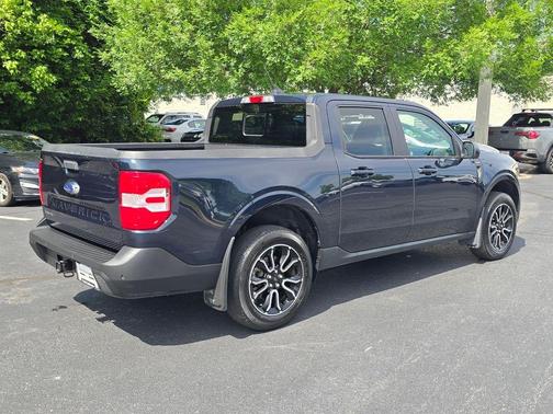 Blue 2022 Ford Maverick Lariat