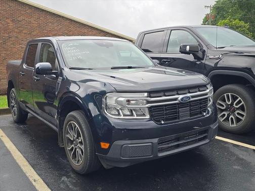 Blue 2022 Ford Maverick Lariat