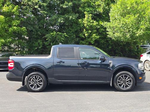 Blue 2022 Ford Maverick Lariat