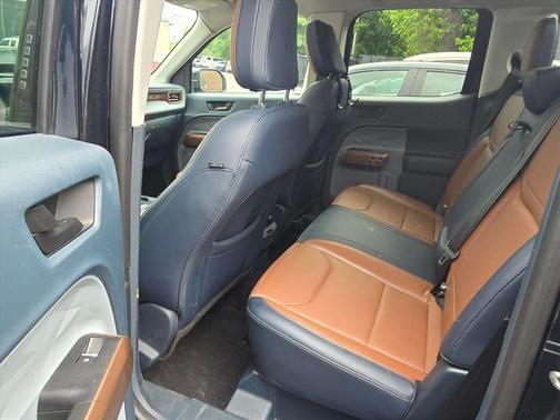 Blue 2022 Ford Maverick Lariat