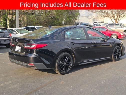 Midnight Black Metallic 2025 Toyota Camry SE