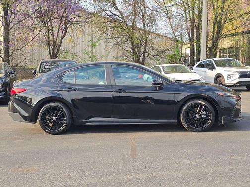 Midnight Black Metallic 2025 Toyota Camry SE