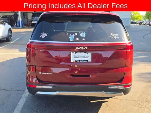 Flare Red 2024 Kia Carnival SX