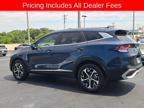 Blue 2024 Kia Sportage Hybrid EX