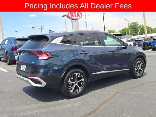 Blue 2024 Kia Sportage Hybrid EX